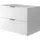 Rodan | Waschbeckunterschrank 80cm | Weiß matt | B/H/T 80/57/46cm | 2 Softclose-Schubladen | Badezimmerschränke, Badmöbel, Waschbecken Unterschr... - Weiß