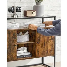 VASAGLE Sideboard, LSC014B01 braun 100,0 x 35,0 x 80,5 cm