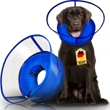 Aschpas® 2-IN-1 Aufblasbare Halskrause Hund mit Trichter, Halskrause Katze, Katzenkragen Hundekragen Leckschutz Hund, Hundebody nach OP, Abnehmbar Kragen Katze