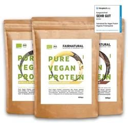 Bio Veganes Proteinpulver 3er Bundle (Vanille, Schoko, Banane)