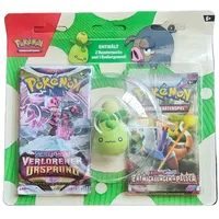The Pokémon Company International Sammelkarte Pokémon Olini-Radiergummi Einschulung + 2 Booster Packs (dt)