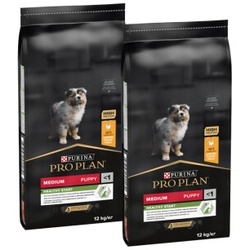 PRO PLAN Puppy Medium Healthy Start Huhn 2x12 kg