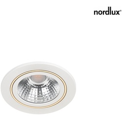 Nordlux LED Downlight ALEC Einbauleuchte, rund, 6,1W, 3000K, 480lm, IP20/IP44, dimmbar, weiß NORD-2110350101