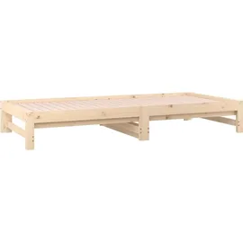 vidaXL Tagesbett 90 x 200 cm Braun