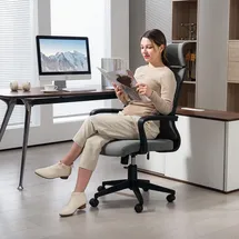 Homcom Bürostuhl Dunkelgrau