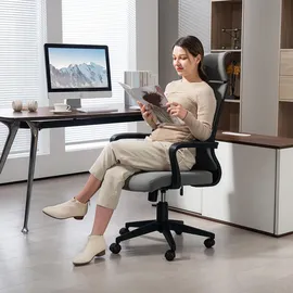Homcom Bürostuhl Dunkelgrau