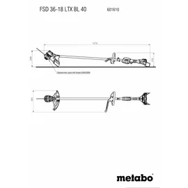 Metabo FSD 36-18 LTX BL 40 ohne Akku