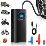 Tragbare Luftpumpe Für Fahrzeuge. Kompatibel Mit 12-v-elektrofahrzeugbatterien Sowie 36-v-, 48-v- Und 60-v-batterien.