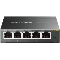 TP-Link TL-SG105E 5-Ports Gigabit Easy Smart Managed Netzwerk Switch Metallgehäuse