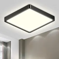 Lqwell LQWELL® Deckenleuchte LED Deckenlampe, IP44 Wasserfest Badlampe Quadrat