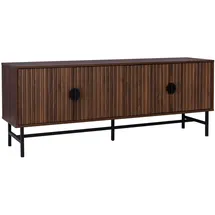 sweeek TV-Möbel Lowboard 160 x 39 x 60 cm Nussbaumfarben Holz