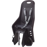 Polisport Unisex – Erwachsene Bubbly Maxi Plus MIK HD Kindersitz, Schwarz,Grau, Einheitsgröße