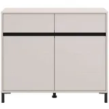 INOSIGN Marron 106 x 90 x 40 cm Schwarz / Weiß
