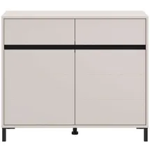 INOSIGN Marron 106 x 90 x 40 cm Schwarz / Weiß