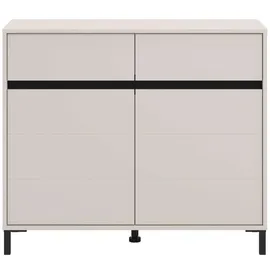 INOSIGN Marron 106 x 90 x 40 cm Schwarz / Weiß