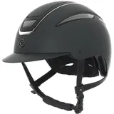 Covalliero Reithelm Elite L lackschwarz