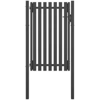 VidaXL Gartentor Stahl 1x2 m Anthrazit
