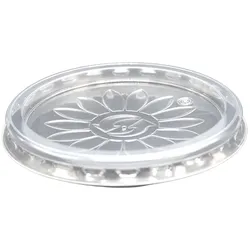 20x runde Mehrweg-Deckel transparent für Suppenbechern