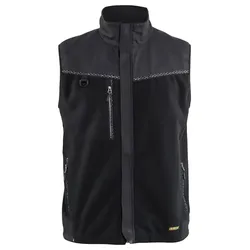 Windstopper Fleeceweste "3855" schwarz - 3XL - schwarz