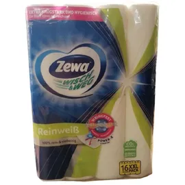 Zewa Küchenrolle Wisch & Weg Reinweiß 2-lagig 16 St.