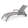 BEST Freizeitmöbel Larino Rollliege 202 x 72 x 47 cm anthrazit/matt