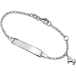 Firetti Armband »Schmuck Geschenk Silber 925 Armkette ID-Platte Erbskette Pferd« Firetti silberfarben