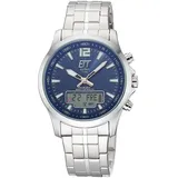ETT Eco Tech Time Professional World Timer Edelstahl 45 mm EGA-11716-31M