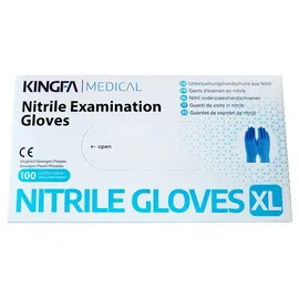 KingFa Nitril Einmalhandschuhe puderfrei, 100 St Handschuhe,