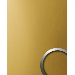 wallface Dekorpaneele, Metalloptik, strukturiert - goldfarben