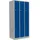Lüllmann 520231 Spind 89 x 50 x 180 cm Blau/Grau