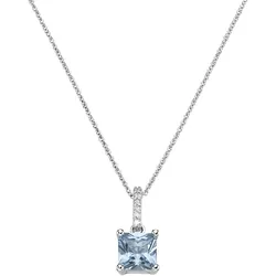 Giorgio Martello Milano Kette Anhänger mit Zirkonia, Silber 925 Ketten   Violett 