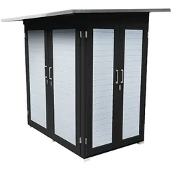 Weka Geräteschrank Garten [Q] Kompakt anthrazit