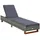 vidaXL Sonnenliege 310473 200 x 65 x 30 cm Grau