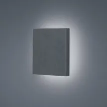 Helestra Außenwandleuchte Aluminium IP65 410 lm 1 Stück graphit