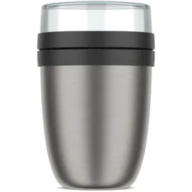 Mepal Lunchpot Thermo Ellipse 2tlg. Edelstahl Schwarz