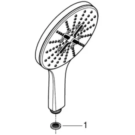 Grohe Rainshower SmartActive 150 Handbrause 3 Strahlarten, 26590000
