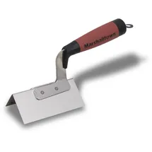 Marshalltown Ausseneck-Kelle mit DuraSoft Griff, Eckkelle mit Edelstahl, perfekt für Trockenbau und Wärmedämmung, Grösse der Kelle: 108x51 mm 5769D silber