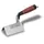 Marshalltown Ausseneck-Kelle mit DuraSoft Griff, Eckkelle mit Edelstahl, perfekt für Trockenbau und Wärmedämmung, Grösse der Kelle: 108x51 mm 5769D silber