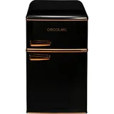 Cecotec Bolero CoolMarket 2D Origin Retro-Kühlschrank (86 l, 897 mm hoch, Schwarz)