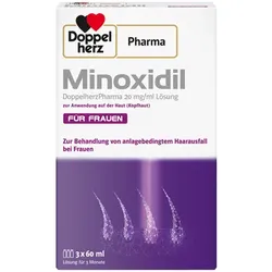 MINOXIDIL DoppelherzPhar.20mg/ml Lsg.Anw.Haut Frau 3X60 ml