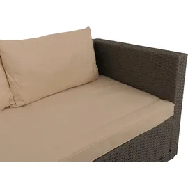 Mendler HWC-O46 Loungeset grau/beige