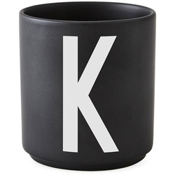 Design Letters - AJ Porzellan Becher K, schwarz
