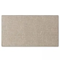 Oviala Business Rechteckiger Teppich aus Polypropylen 80x150 cm Erde