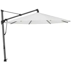 Glatz Ampelschirm Sombrano S+ ø 350 cm Polyacryl Grau Hellgrau