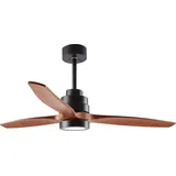 Nova Luce Sabal LED Ventilator 0 cm Schwarz/Braun