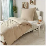 Traumschlaf Basic Uni Bettwäsche Chambray Kissenbezug einzeln 80x80 cm