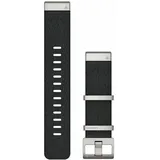Garmin QuickFit 22 Uhrenarmband Jacquard Webart Nylonband schwarz