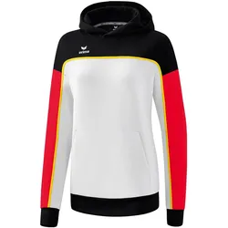 erima Change Hoodie Damen weiß/schwarz/rot 36