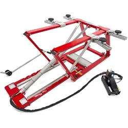 HBM 2500 Kg. Reinigungsbrücke, Autobrücke, Reifenbrücke, einstellbar, extra niedrig