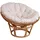 moebel-direkt-online Papasansessel Relaxsessel Polyester 0 x 0 x 0 cm Beige mit Kissen